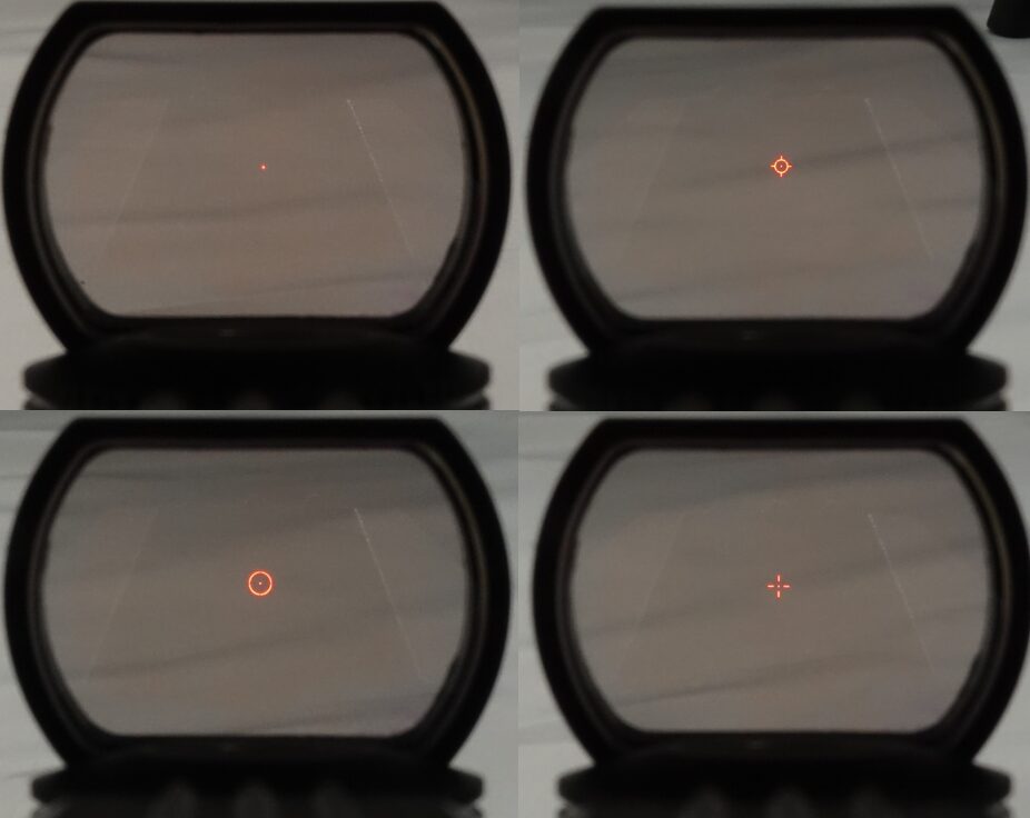 ドットサイト見え方